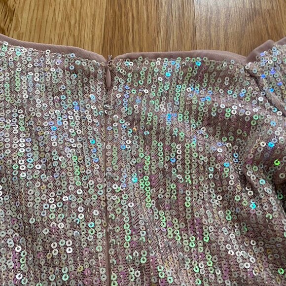 Lulus Lilac Purple Sequin Mini Dress | Size Medium | Good Condition - Picture 4 of 4